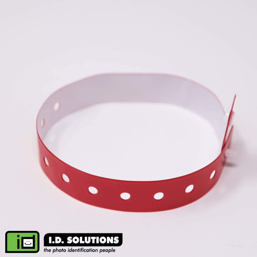 Red Vinyl Wristbands (3) image 1